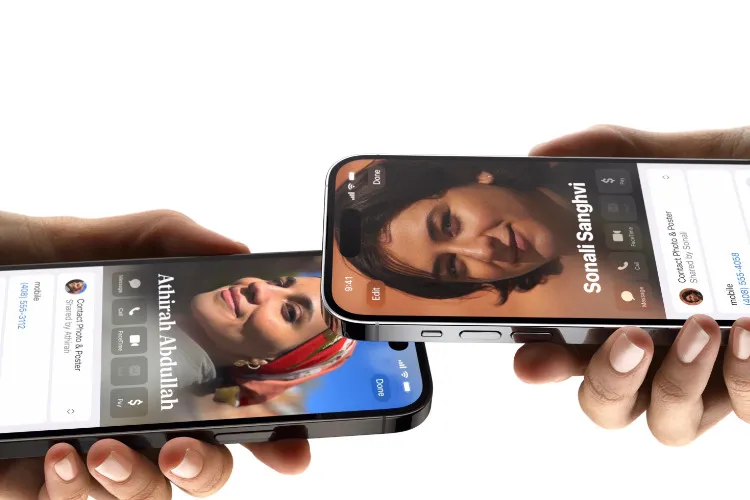 iOS 17: Share contacts effortlessly with Apple’s remarkable NameDrop feature.