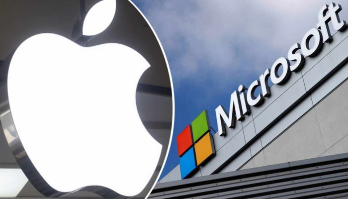 Microsoft surpasses Apple in value after two years